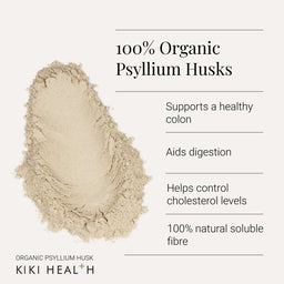 KIKI Health Organic Psyllium Husk Powder 275g