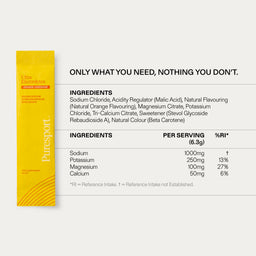 Puresport Ultra Electrolytes Orange Lemonade 15 Sachets