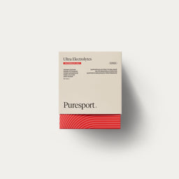One box of Puresport Ultra Electrolytes Watermelon Salt 15 Pack which helps maintain hydration and supports endurance performance. 