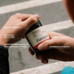 Puresport 4000IU Vitamin D3 + K2 60 Capsules