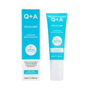 Q+A Squalane SPF50 Hydrating Facial Sunscreen