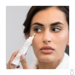 a woman applying the Teoxane (Teosyal) Cosmeceuticals Advanced Filler Eyes Contour to her face