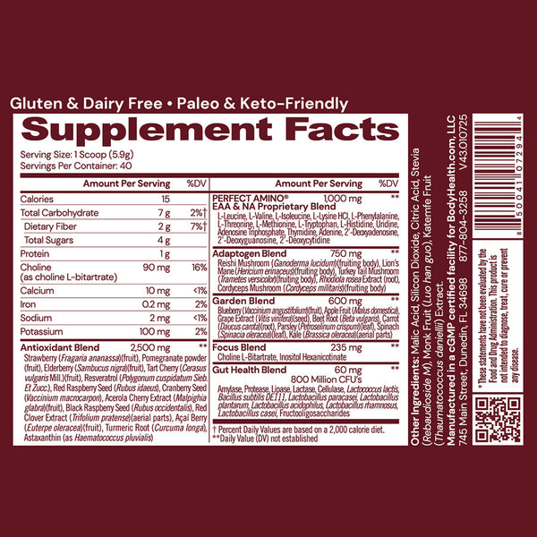 BodyHealth Reds 236g