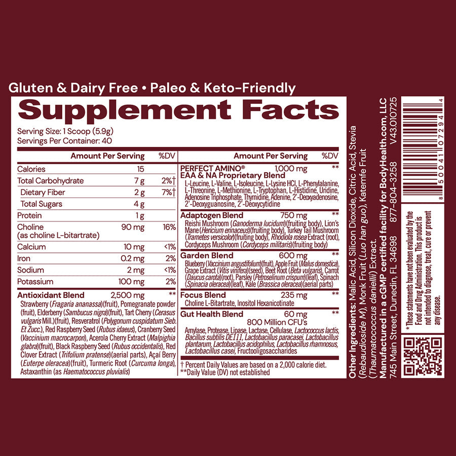 BodyHealth Reds 236g