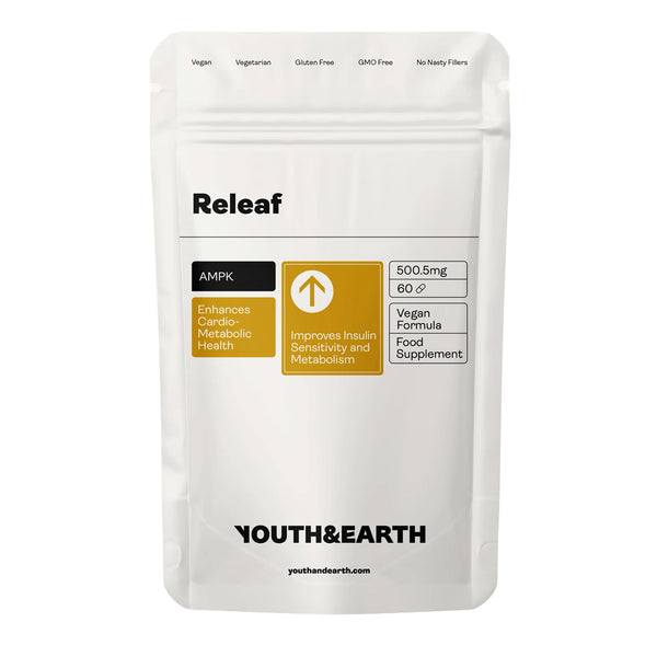 Youth & Earth Releaf Berberine+ 500.5mg 60 Capsules