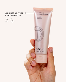 Sachi Skin Saffron Luminous Cleanser 120ml