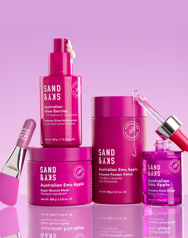 Range of Sand and Sky products