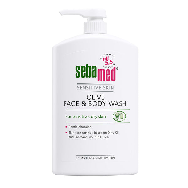Sebamed Olive Liquid Face & Body Wash 1L
