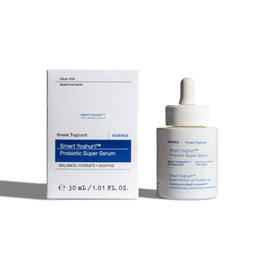 Korres Smart Yoghurt Probiotic Super Serum packaging on a white background