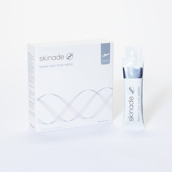 Skinade 60 Day TRAVEL Course packaging and sachet