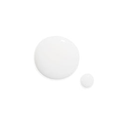 Two white circles on a white background