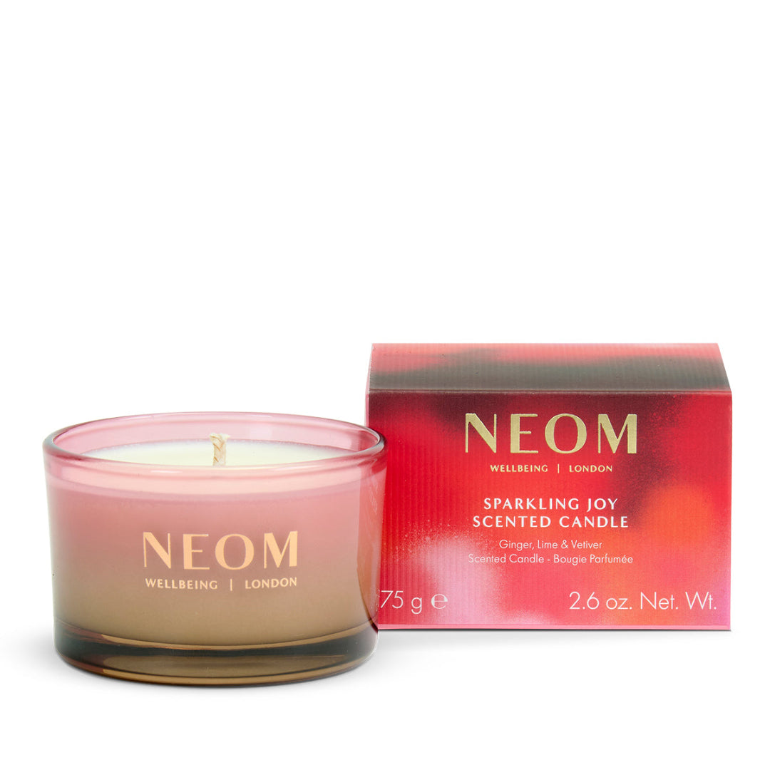 NEOM Sparkling Joy Travel Candle 75g | Face the Future