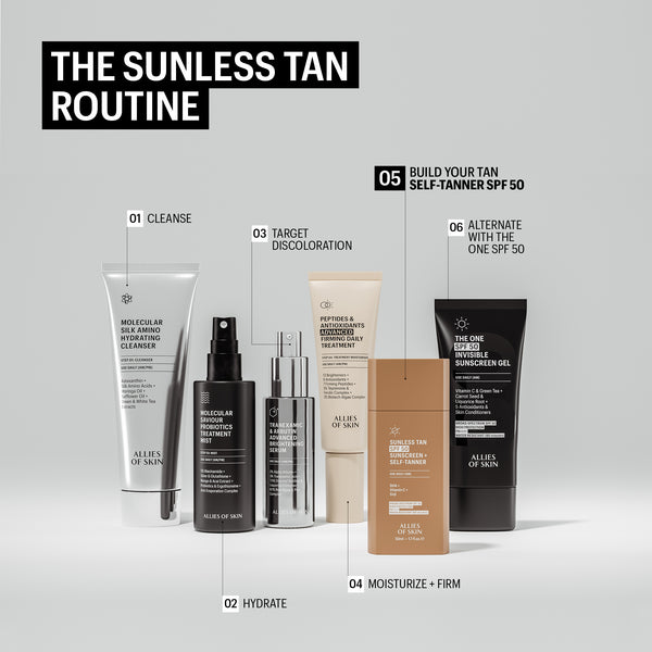 Allies of Skin Sunless Tan SPF 50 Sunscreen + Self-Tanner