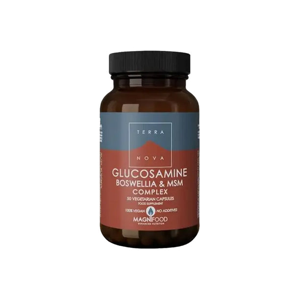 Terranova Glucosamine, Boswellia & MSM Complex 50 Capsules