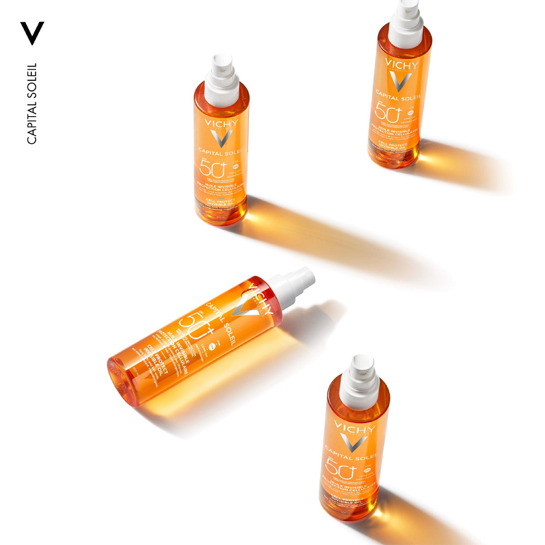 Vichy Capital Soleil Cell Protect Oil SPF50 200ml group