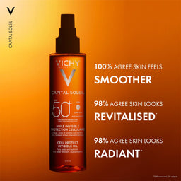 Vichy Capital Soleil Cell Protect Oil SPF50 200ml benefits