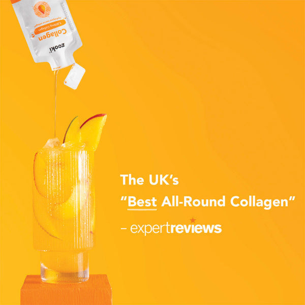 Zooki Marine Collagen 5,000mg, Mango Peach Flavour - 30x15ml sachets