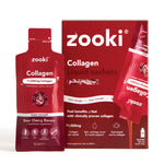 Zooki Super Strength Marine Collagen 11,000mg Sour Cherry - 30x18.5ml sachets