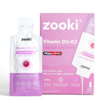 Zooki Liposomal Vitamin D3 + K2 3,000iu, Mixed Berry Flavour - 14x10ml sachets