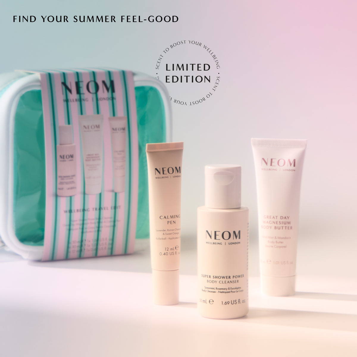 NEOM Wellbeing Travel Edit