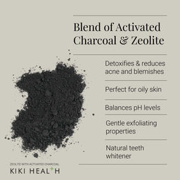 KIKI Health Activated Charcoal 50 Vegicaps