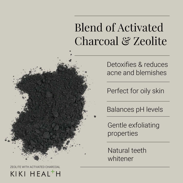 KIKI Health Activated Charcoal 50 Vegicaps