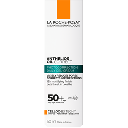 La Roche-Posay Anthelios Oil Correct Suncream SPF50 50ml packaging