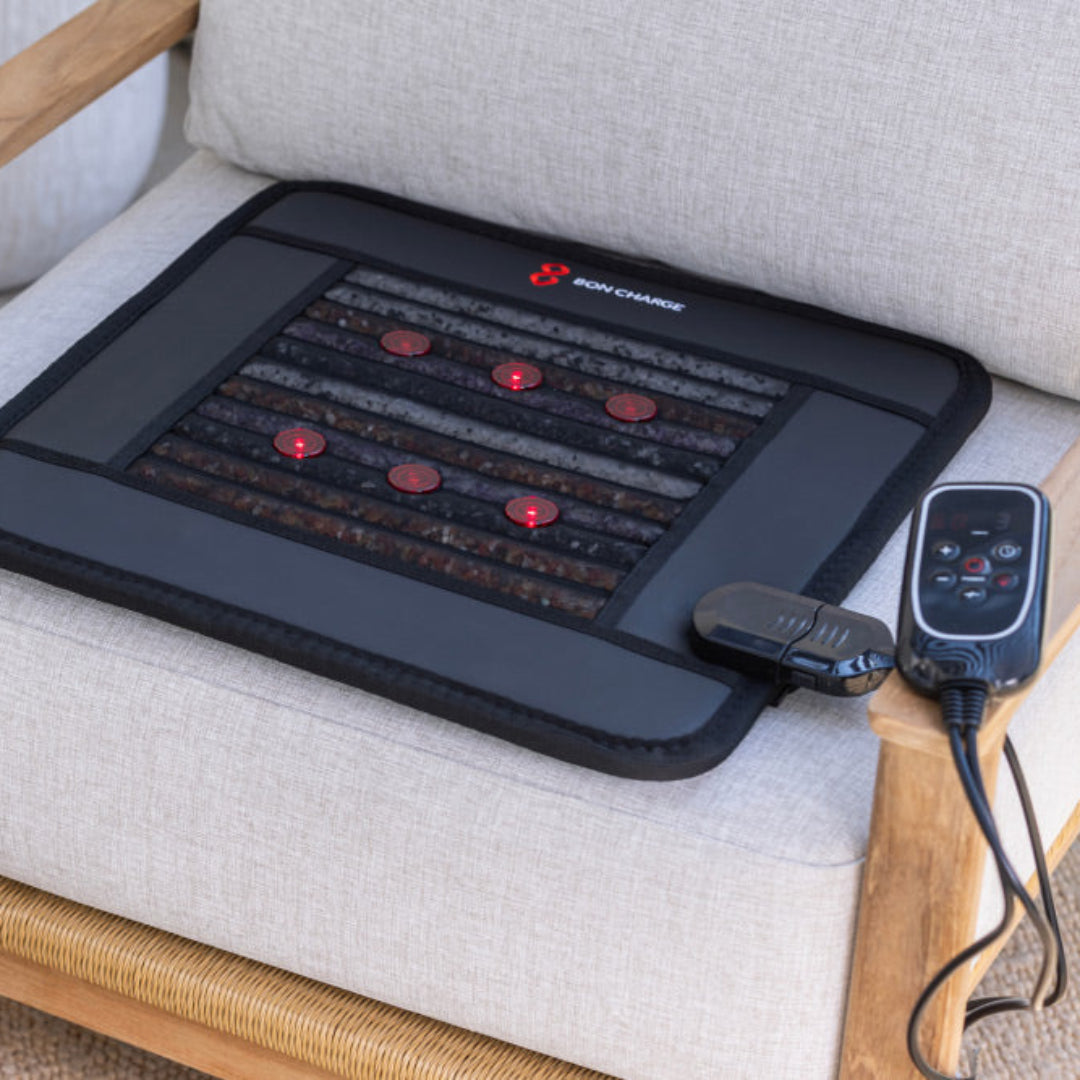 Infrared PEMF Mat Mini Flat on Chair