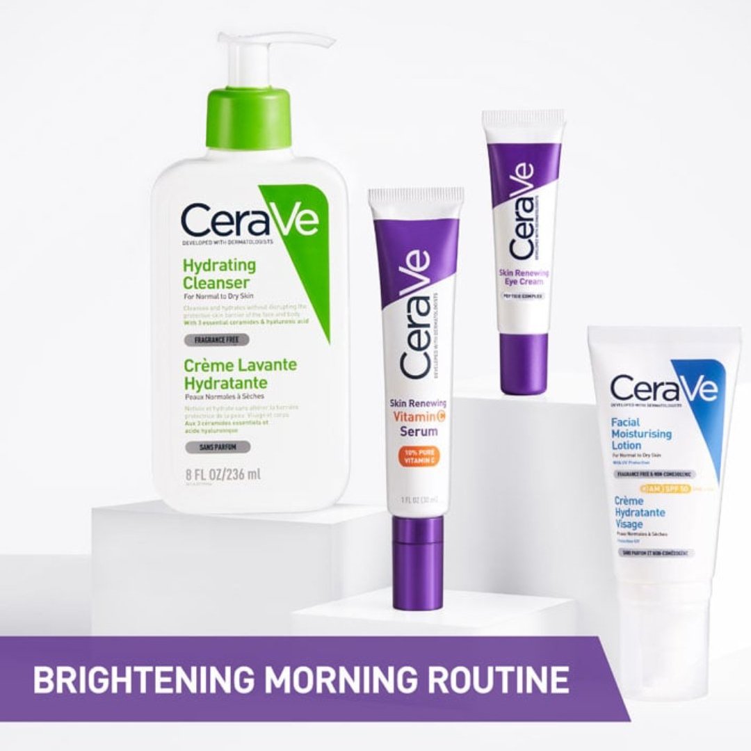 CeraVe Skin Renewing 10% Pure Vitamin C Serum with Ceramides for