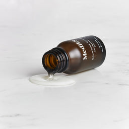 Medik8 Calmwise Serum bottle knocked over and serum pouring out
