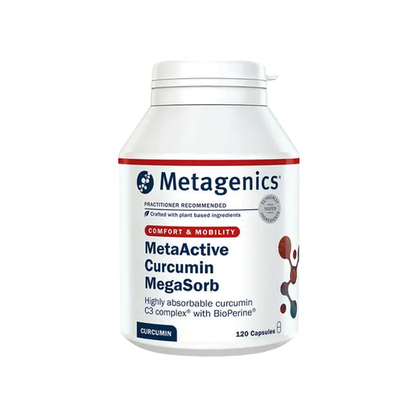 Metagenics MetaActive Curcumin Megasorb 120 Capsules