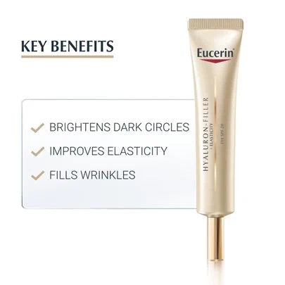 Eucerin Hyaluron-Filler Elasticity Eye Cream SPF20 15ml key benefits