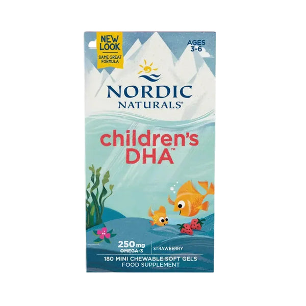 Nordic Naturals Children's DHA Xtra Fish Oil, 636mg Berry Punch 90 Mini Softgels