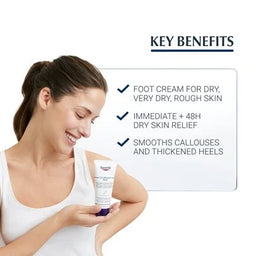  Eucerin UreaRepair Plus 10% Urea Foot Cream 100ml key benefits