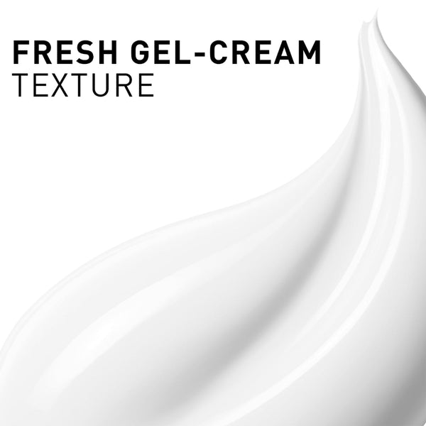 Textured white surface with 'Fresh Gel-Cream Texture' text