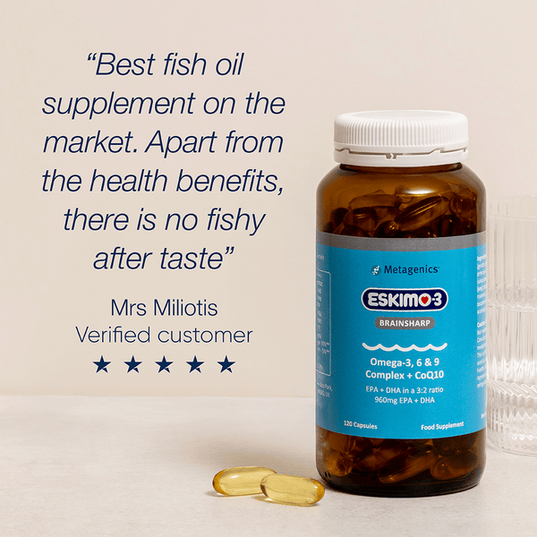 Metagenics Eskimo-3 Brainsharp Fish Oil 120 Capsules
