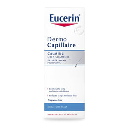 Eucerin DermoCapillaire Calming Urea Shampoo packaging