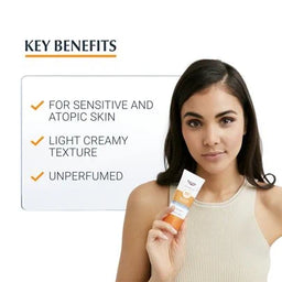 Eucerin Sensitive Protect Face Sun Cream SPF50+ 50ml key benefits