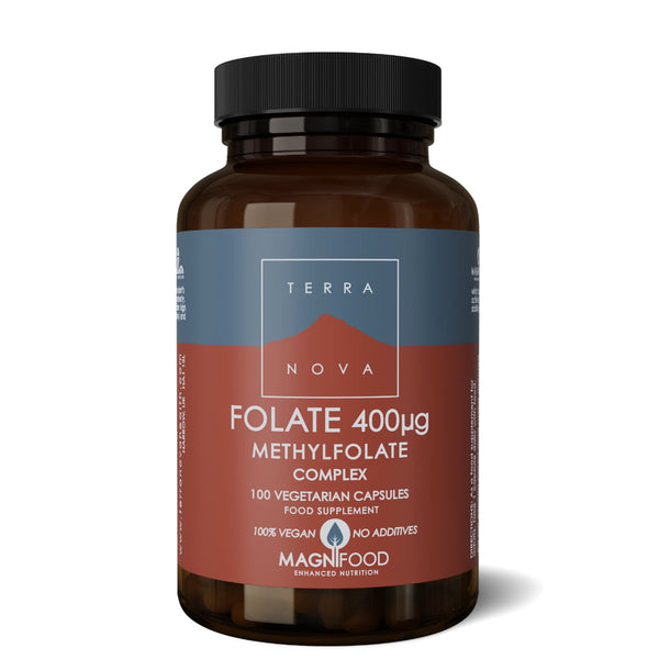 Terranova Folate (Methylfolate) 400ug Complex 100 Capsules