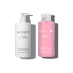 Gatineau Gentle Silk Cleanser and Toner Duo 500ml