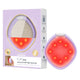 FOREO FLIP play advanced LED light hairbrush shown next to its lavender packaging box on a white background.