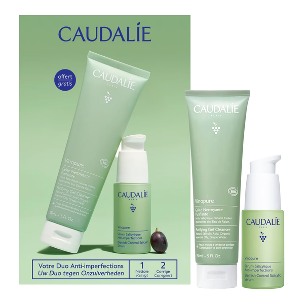Caudalie Vinopure Clear Skin Tone & Treat Set