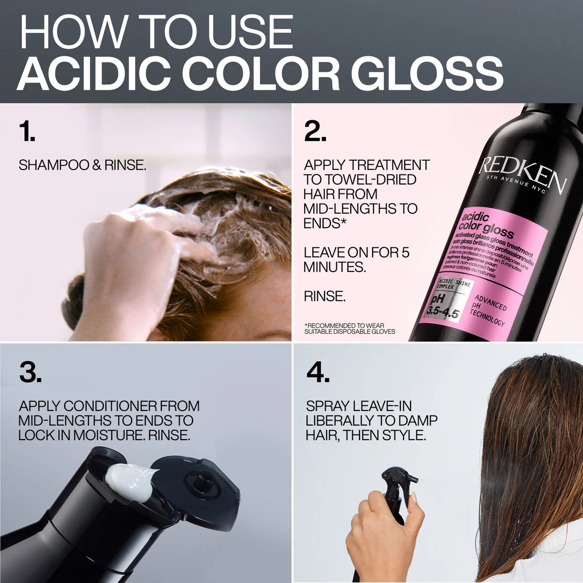Redken Acidic Color Gloss Sulfate-Free Shampoo 300ml