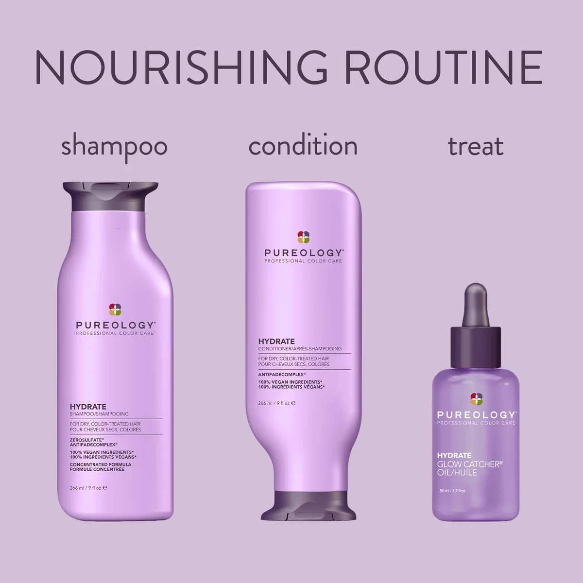 Pureology Hydrate Glow Catcher Hydrating Hair Oil 50ml