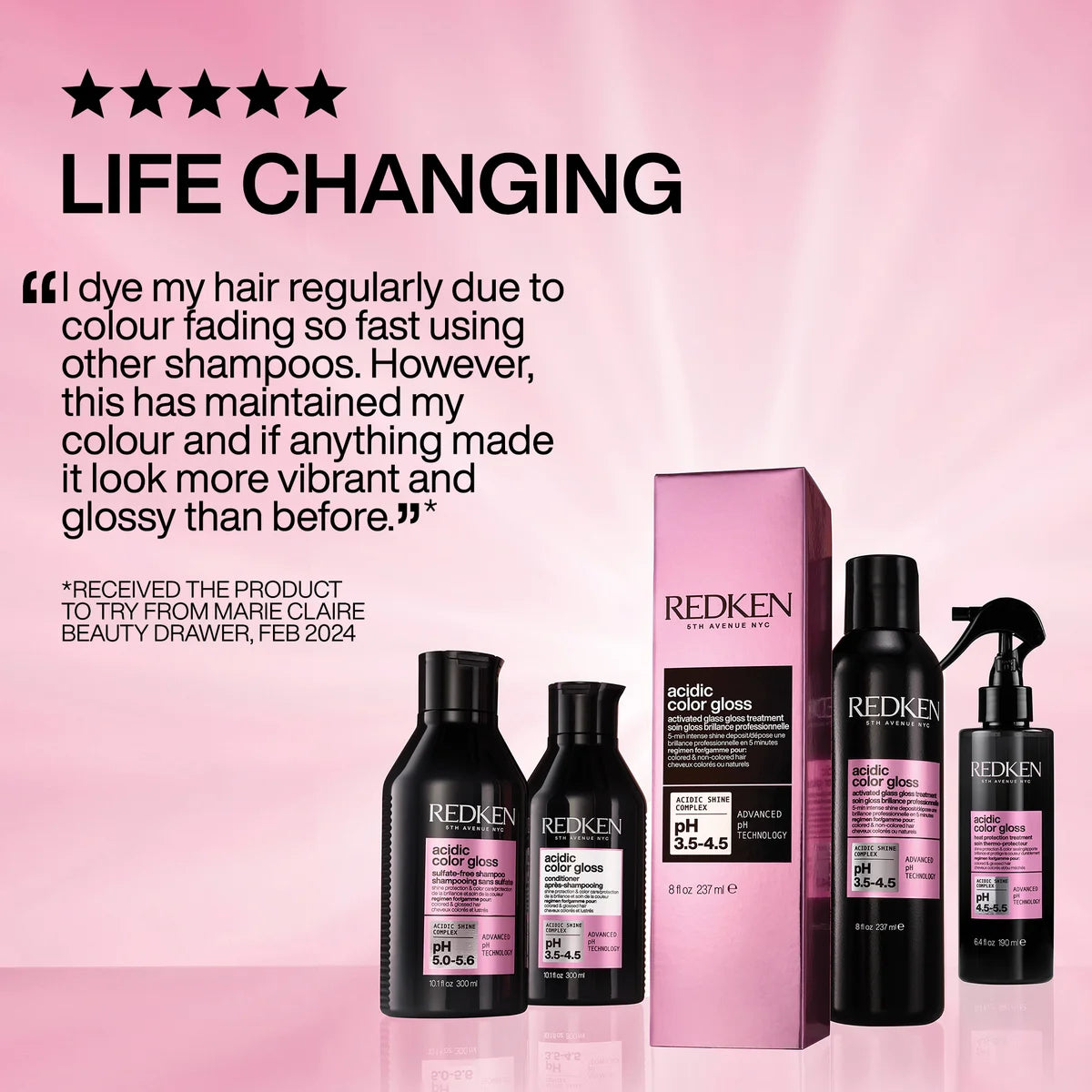 Redken Acidic Color Gloss Sulfate-Free Shampoo 300ml
