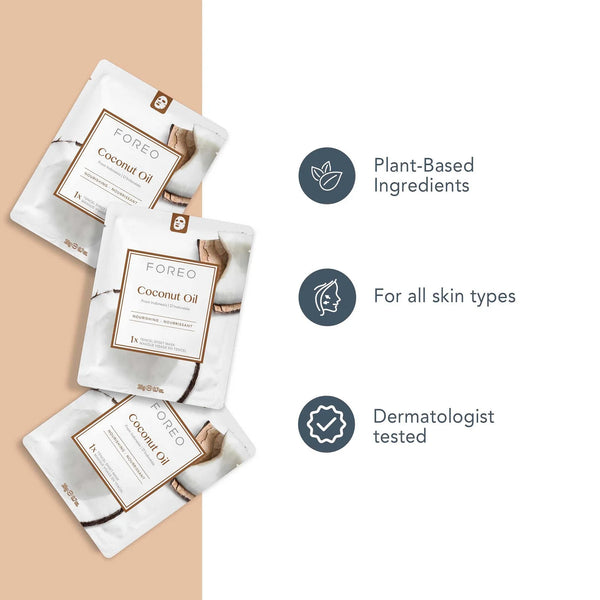 FOREO Farm To Face Sheet Mask - Coconut Oil x3