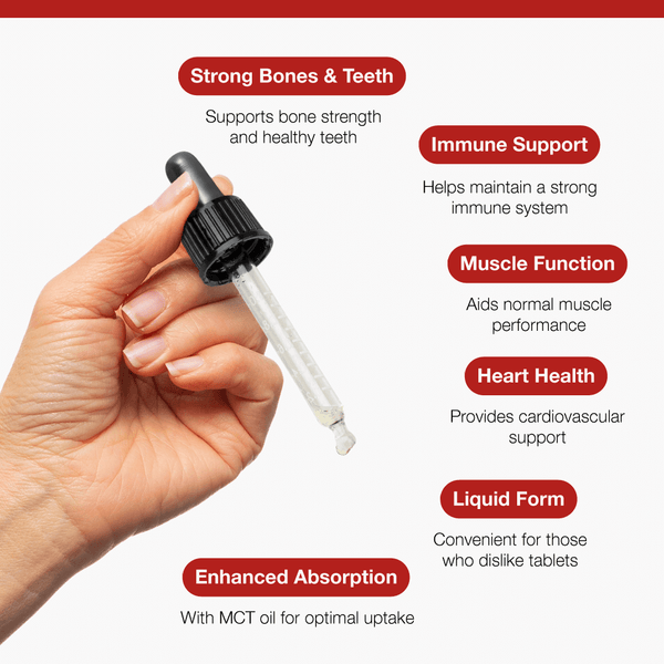 Metagenics Vitamin D3 with K2 Liquid 30ml