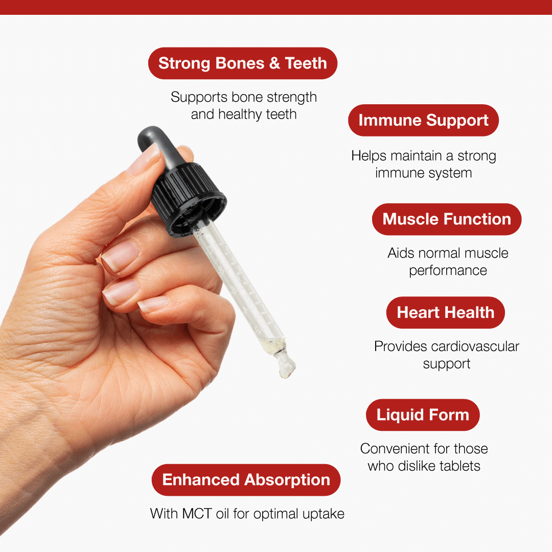 Metagenics Vitamin D3 with K2 Liquid 30ml