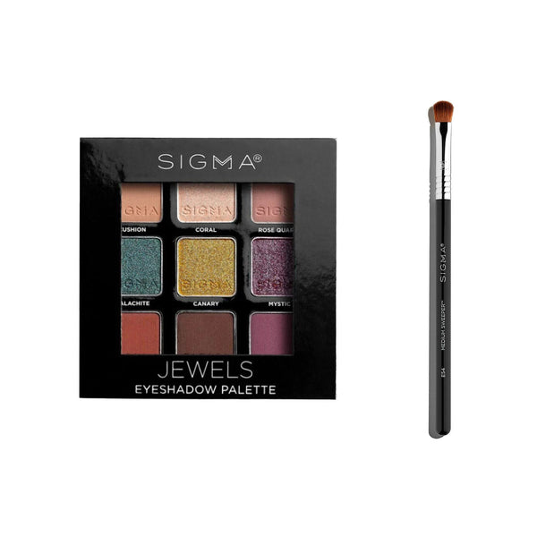 Birthday Pick: Sigma Beauty Jewels Eyeshadow Palette + E54 Brush