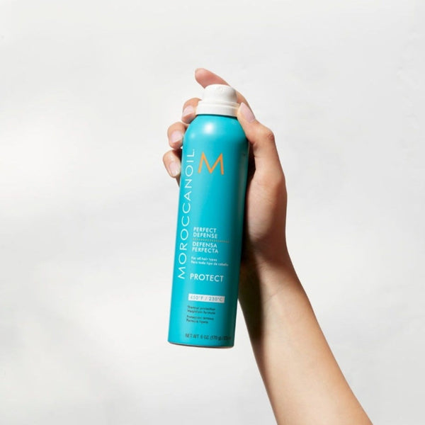 Moroccanoil Perfect Defense held to the air
